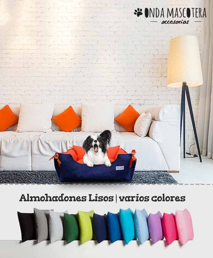 almohadones de gabardina lisos color azul, verde, rojo, gris, negro, blanco, amarillo, naranja, verde, violeta y muchos mas