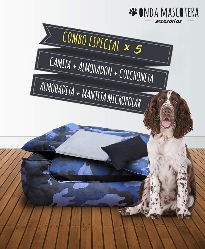 pack de productos para mascotas camita colchoncito cucha almohadon con cierre y funda y colchoneta ajuar para perros