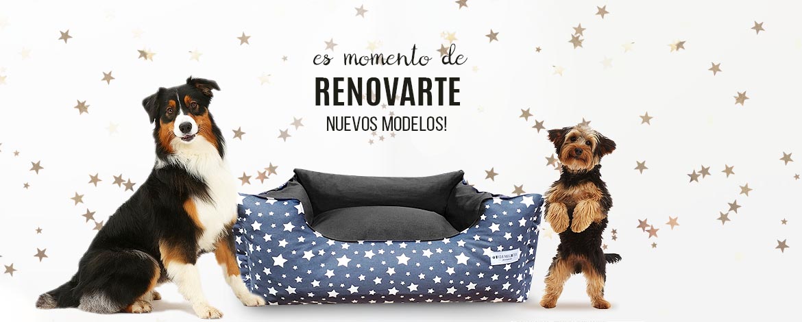 camita estrellitas estampado para perros y gatos onda mascotera