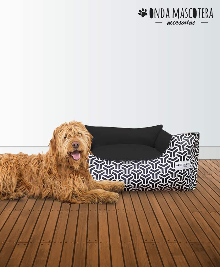 Cama sillon reversible y extensible dakota con negro Onda Mascotera