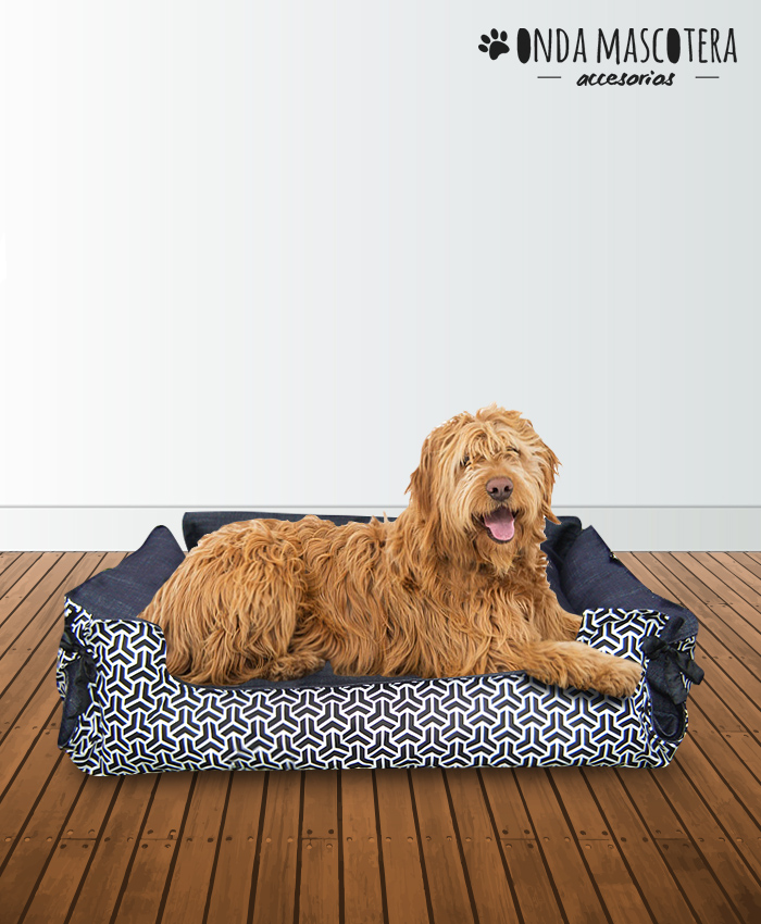 Cama sillon reversible y extensible dakota con jean Onda Mascotera