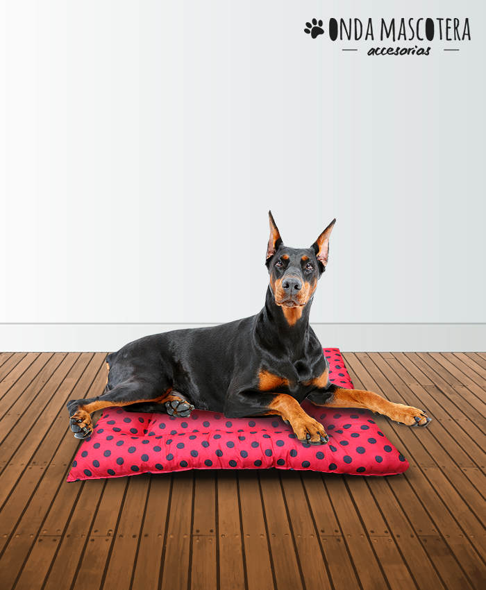 cama estampada reversible con almohadon descanso para mascotas perros y gatos